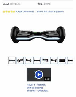 Hover board self balancing scooter