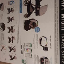 Brand New  Evenflo Shyft Intuiti Travel System Featuring LiteMax NXT Preemie and Infant Car Seat with SensorySoothe