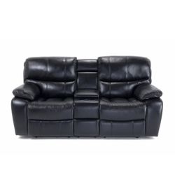 Leather Recliner Sofa