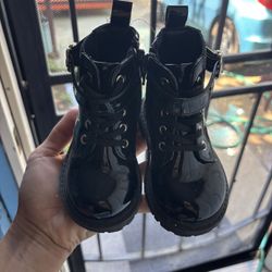 Black Toddler Boots Size 5