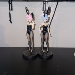 ReZero- Rem & Ram Bunny Suits - Black