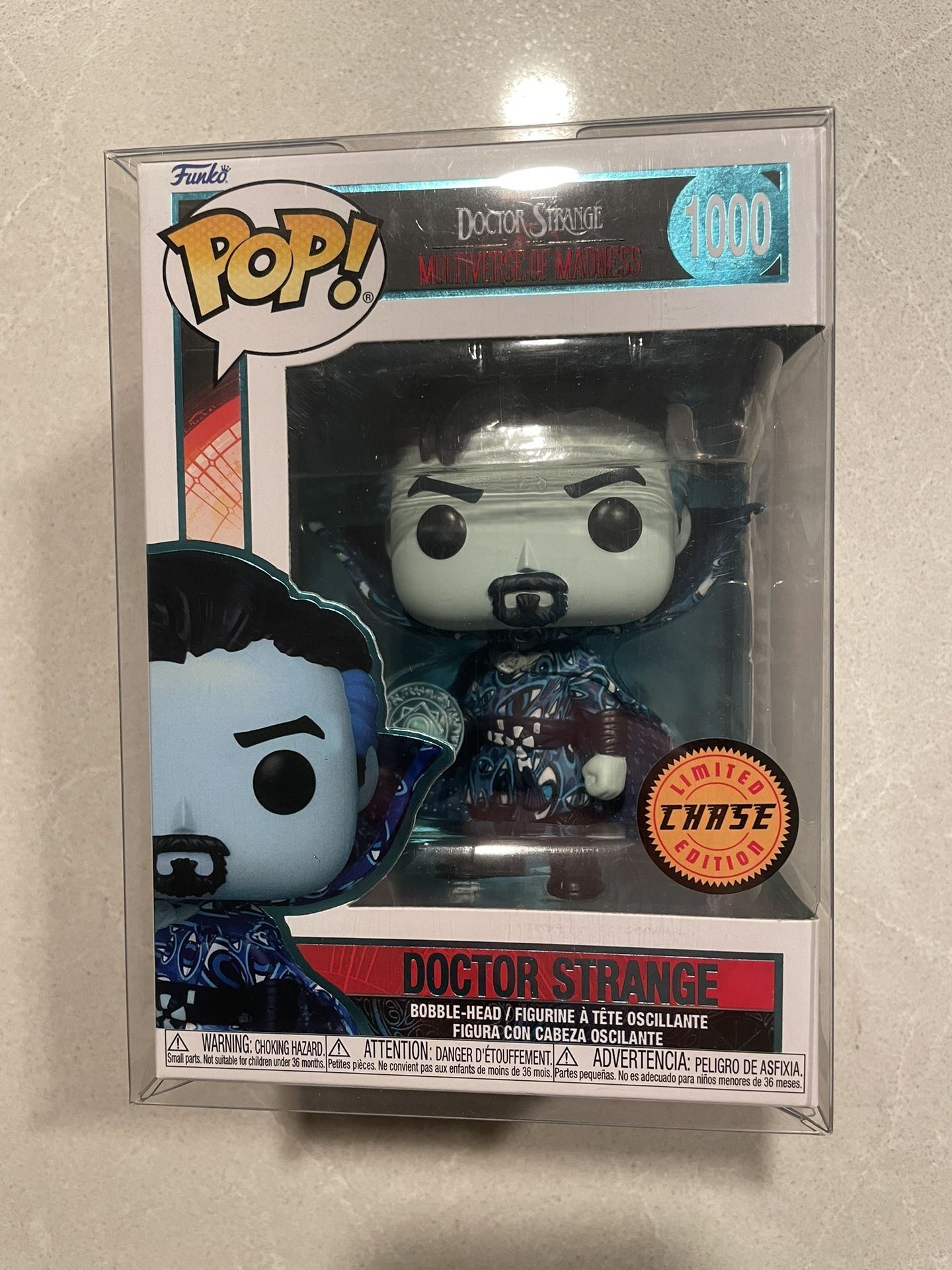 Doctor Strange CHASE Funko Pop *MINT* Multiverse Of Madness 1000 with protector Scarlet Witch Stephen Steven MCU