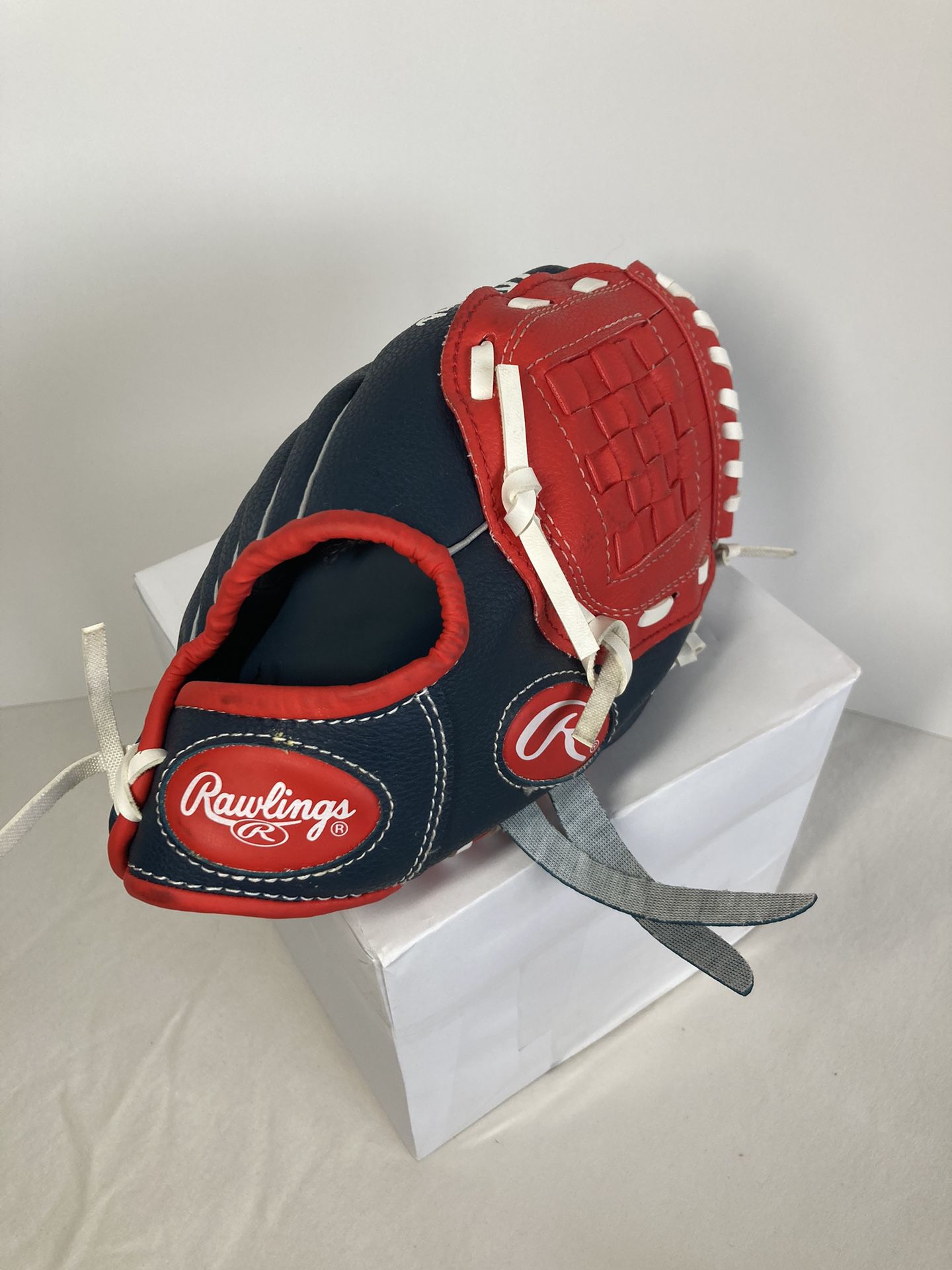 New Baseball Glove Rawlings  9.5" WPL95NS Youth Player Series  RHT Blue Red
