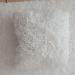 White Fur Pillow