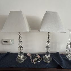 Stacked Crystal Ball Lamps (Set of 2)