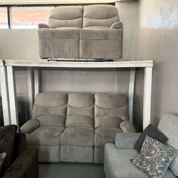 NEW SOFA & LOVESEAT RECLINERS 