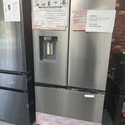 Samsung 31 cu. ft. Mega Capacity 3-Door French Door Refrigerator with Four Types of Ice in Stainless Steel