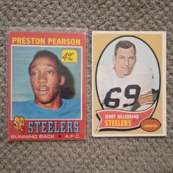 Vintage Steelers Cards.  Commons Stars Rookies