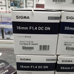 Sigma 16mm F1.4 DC DN For Sony ☆ 4 Year Warranty ☆