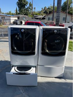XXL washer and gas dryer