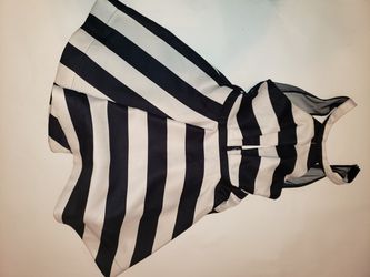 Blue and White Dress