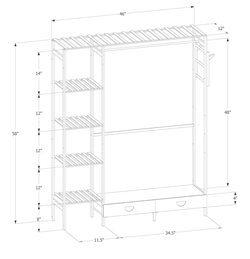Clothing rack / shelving
