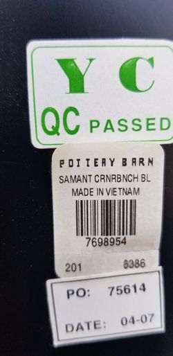 Pottery barn corner bench deals