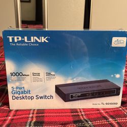 TP-Link - TL-SG1005D - Sealed In Box 5-Port Gigabit Desktop Switch,