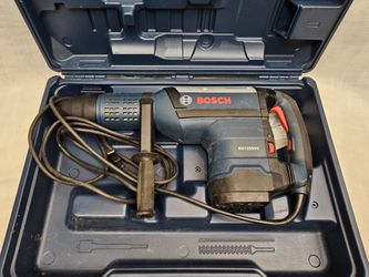 Corded Bosch Variable Speed SDS-Max Concrete/Masonry Rotary Hammer Drill with Carrying Case, RH1255VC