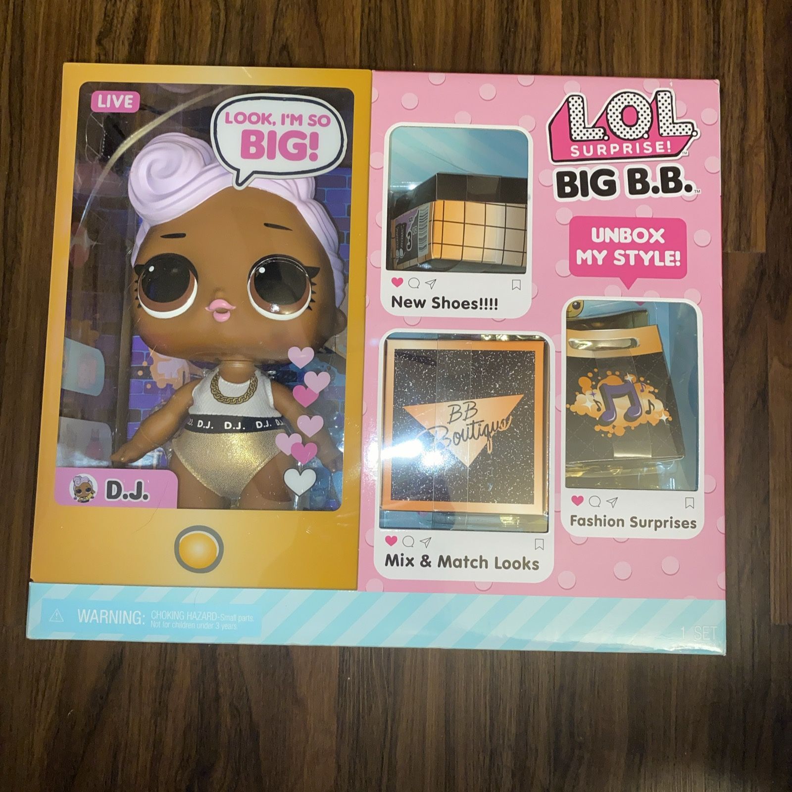 LOL BIG B.B. D.J. doll. NIB