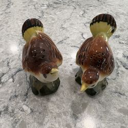 Vintage Bird Salt and Pepper Shakers 