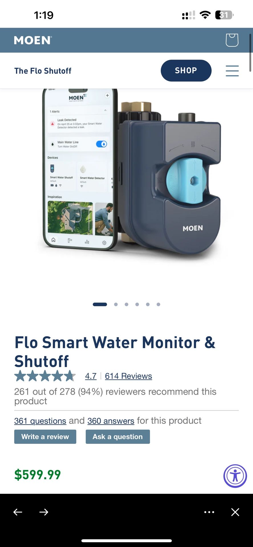 Flo Smart Water Monitor