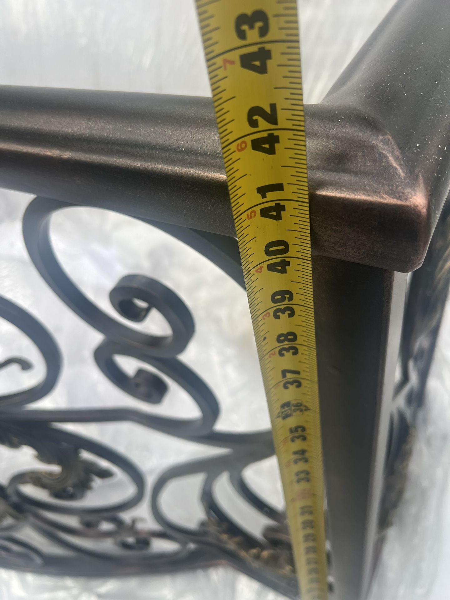 decorative wrought iron balcony railing -Quantity Pieces 2