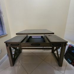 Farm House Sit To Stand / Lift Top Desk