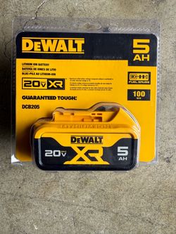 Dewalt 5.0 battery
