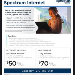 Spectrum Internet 