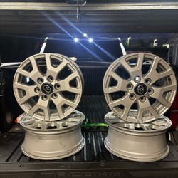 17” Silver Wheels And Front Spoiler 2024 Tacoma 