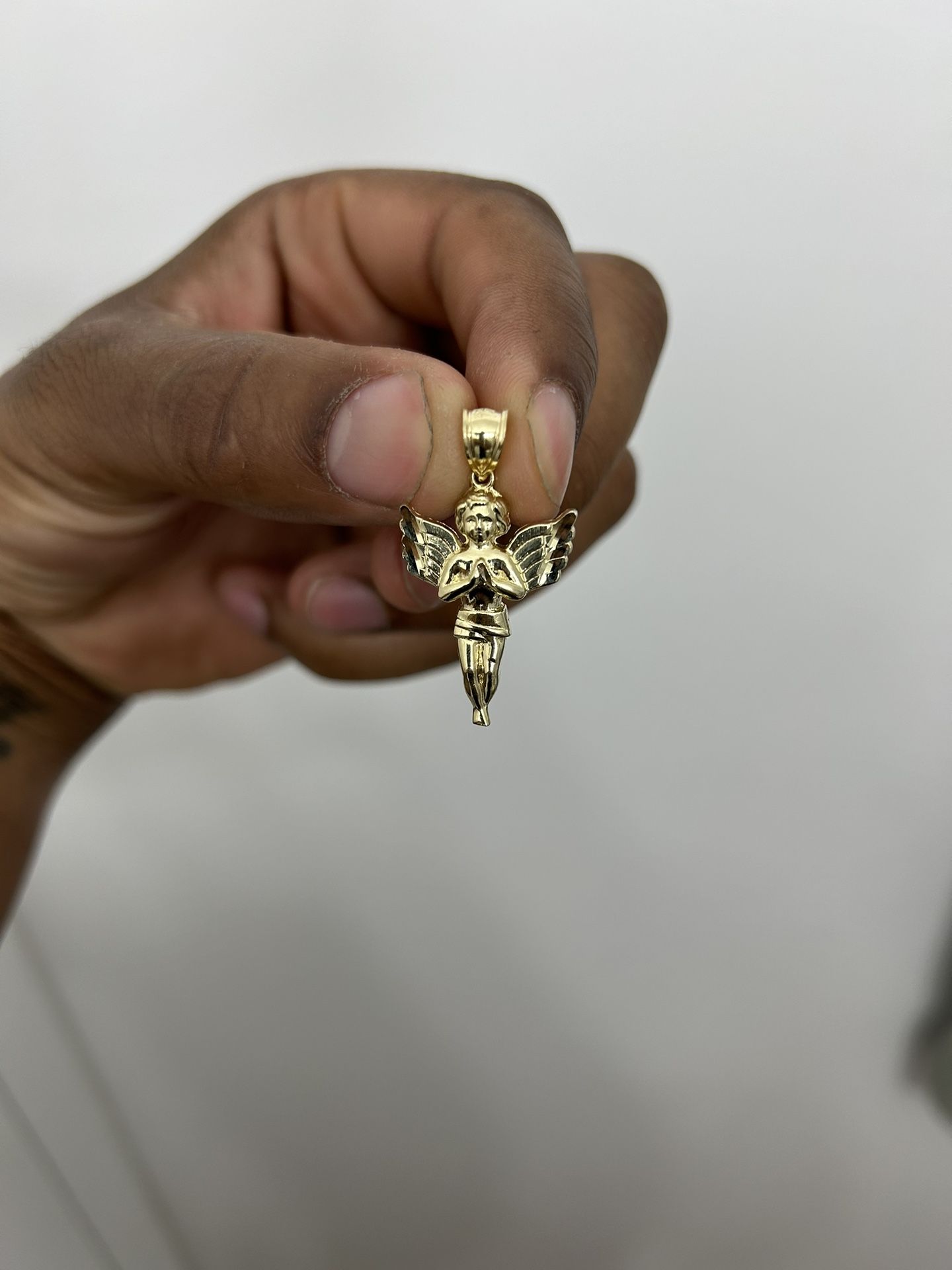 10k Gold Pendant (Guardian Angel)