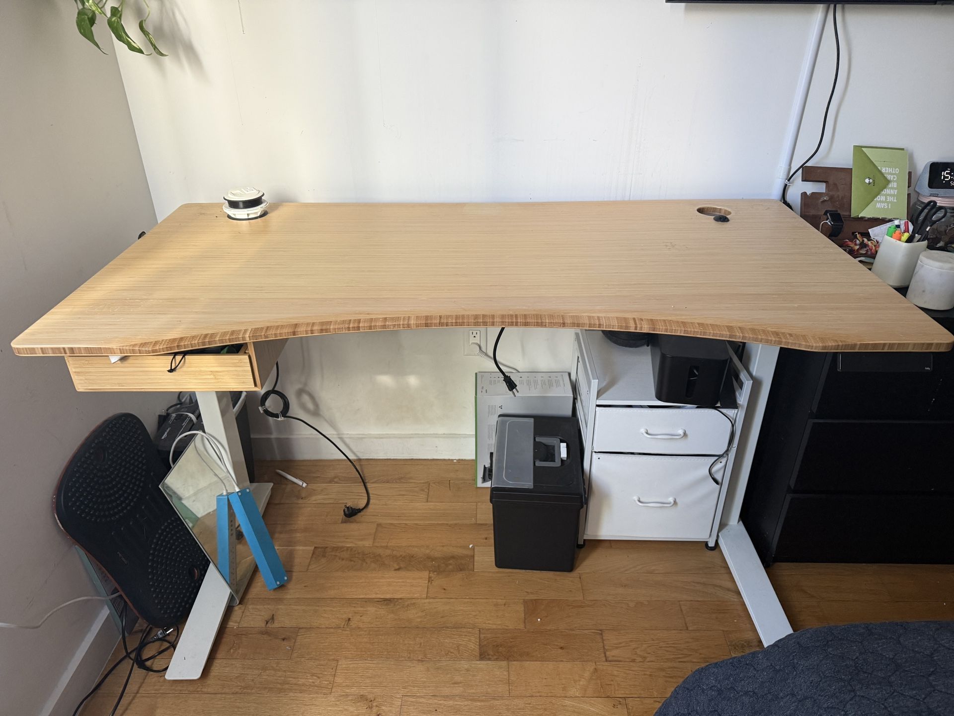 Herman Miller Jarvis bamboo Standing desk