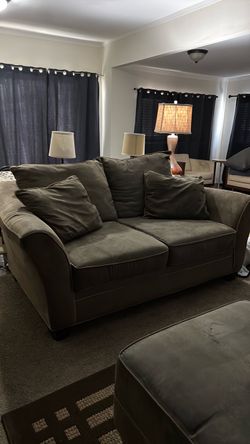 4 piece Ultrasuede couch set