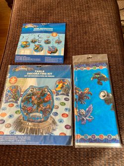 Three packs of Skylanders decoration