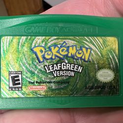 Pokemon Leaf Green Gameboy Advance Game Only