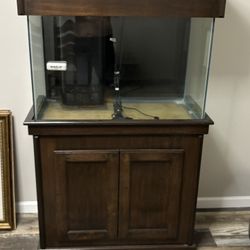 Custom Built 65 Gallon  Fish Tank With All The Accessories 