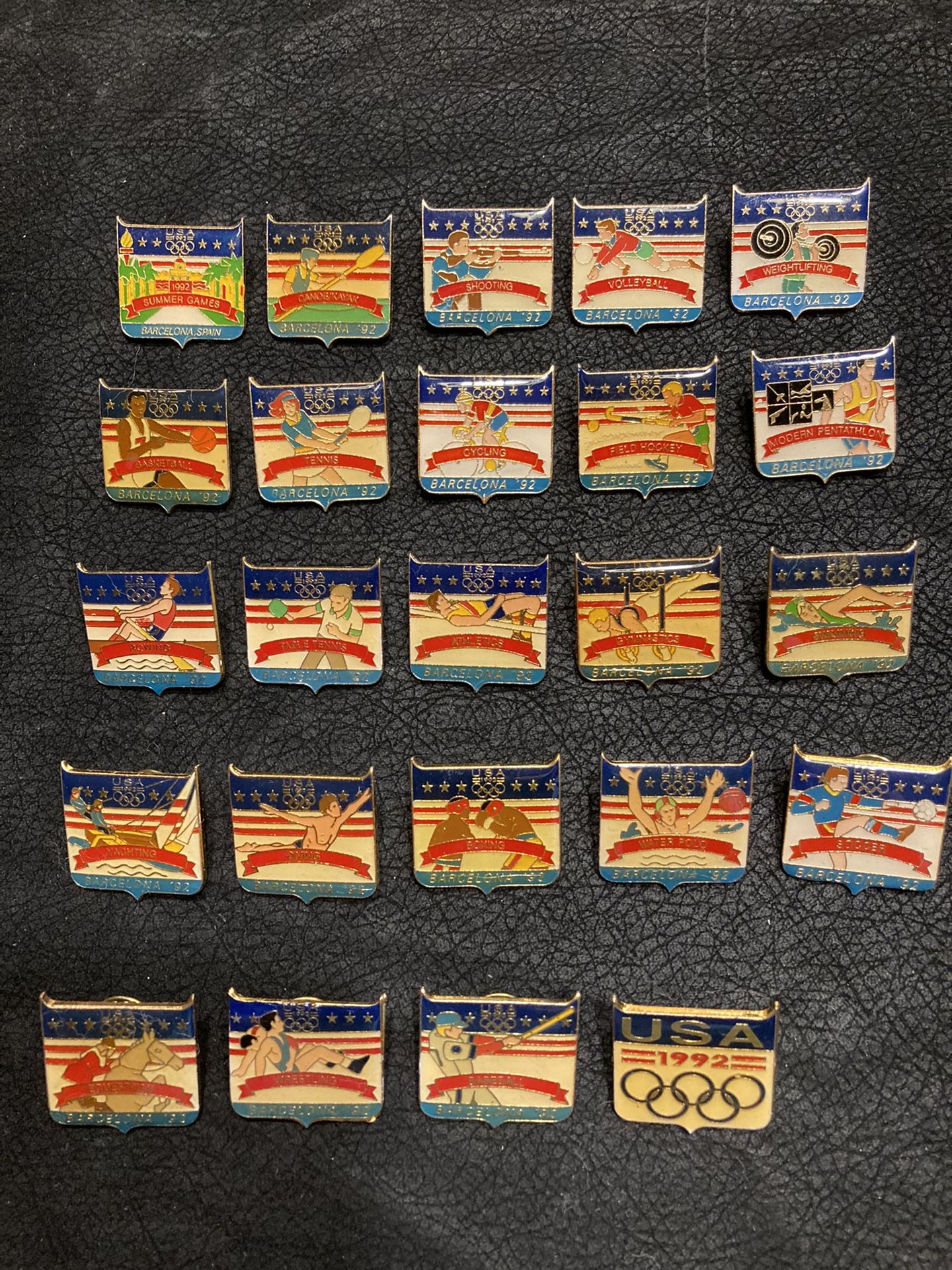 Olympic Pin Set 1992