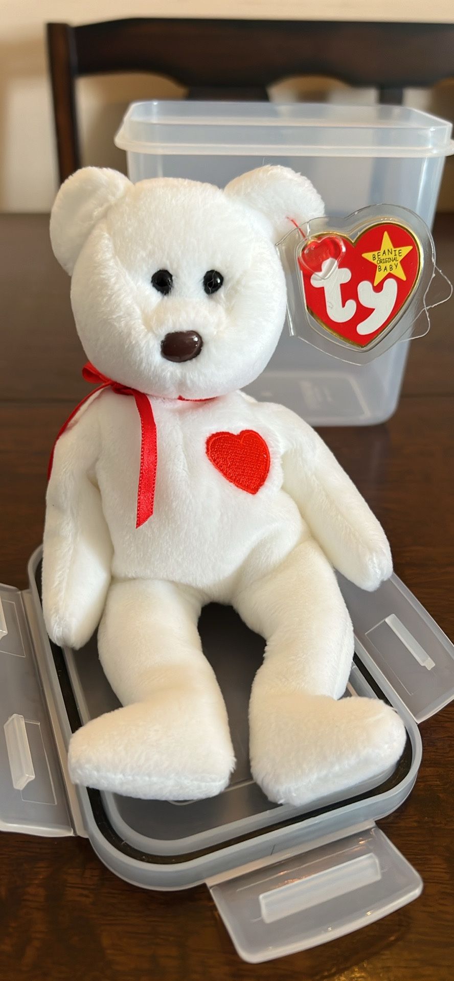 Vintage 1993 TY Beanie Baby Valentino