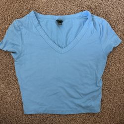 Blue croptop