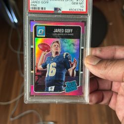 JARED GOFF PSA 10 MINT CONDITION 