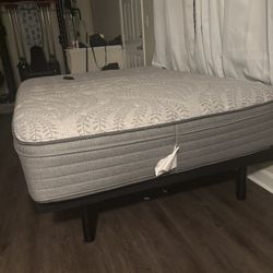 Bed Frame Base Electric With Queen Mattress 