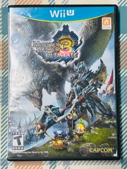 Monster Hunter 3 Ultimate (Nintendo Wii U, 2013) Tested/Works Fast Shipping G566