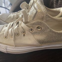 Womens Gold Converse