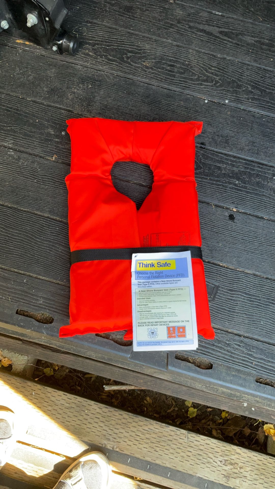 New Type 2 PFD Life Jacket
