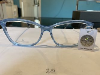 Swarovski Blue Crystal Frame