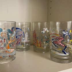 Disney Vintage Collectible Glasses 