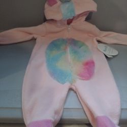 Baby Girl Unicorn Onesie Sleeper Costume