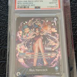 2024 One Piece Op07 Boa Hancock #038 Psa 10