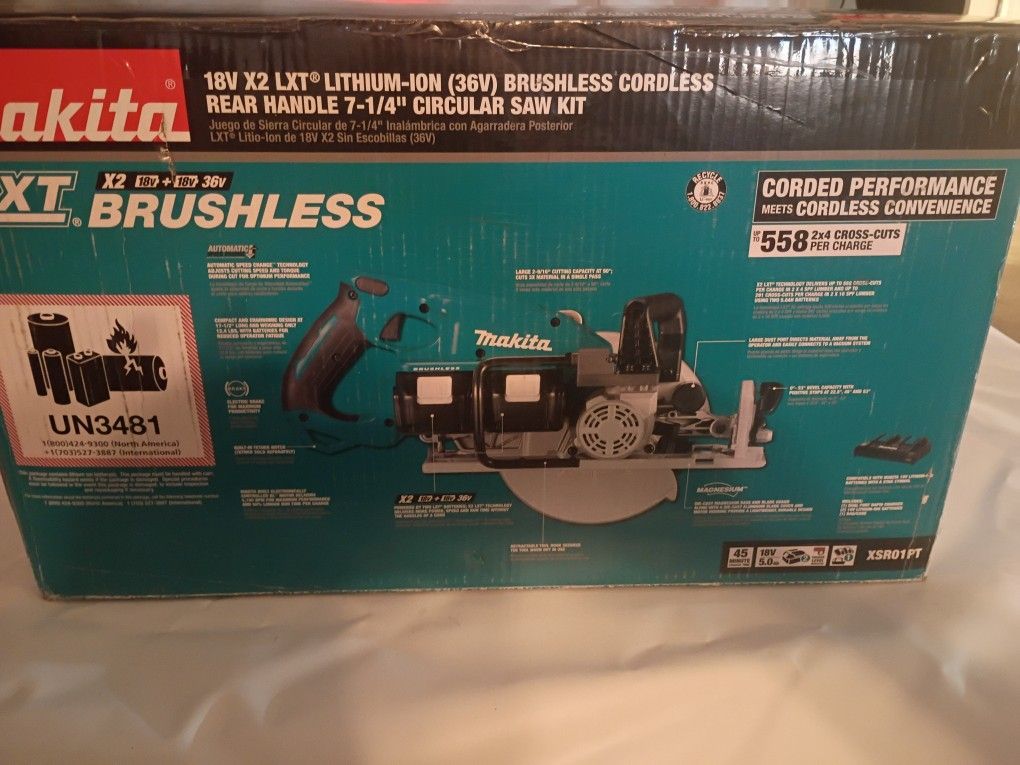 Makita 7 1/4 Cordless Saw