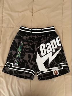 BAPE Black and Grey Shorts