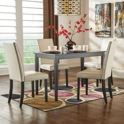 Stylish sleek dining room set