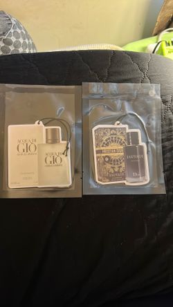 Men's cologne air fresheners.