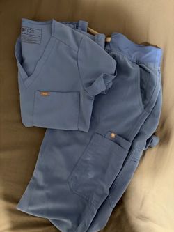FIGS Scrub Set Light Blue XS